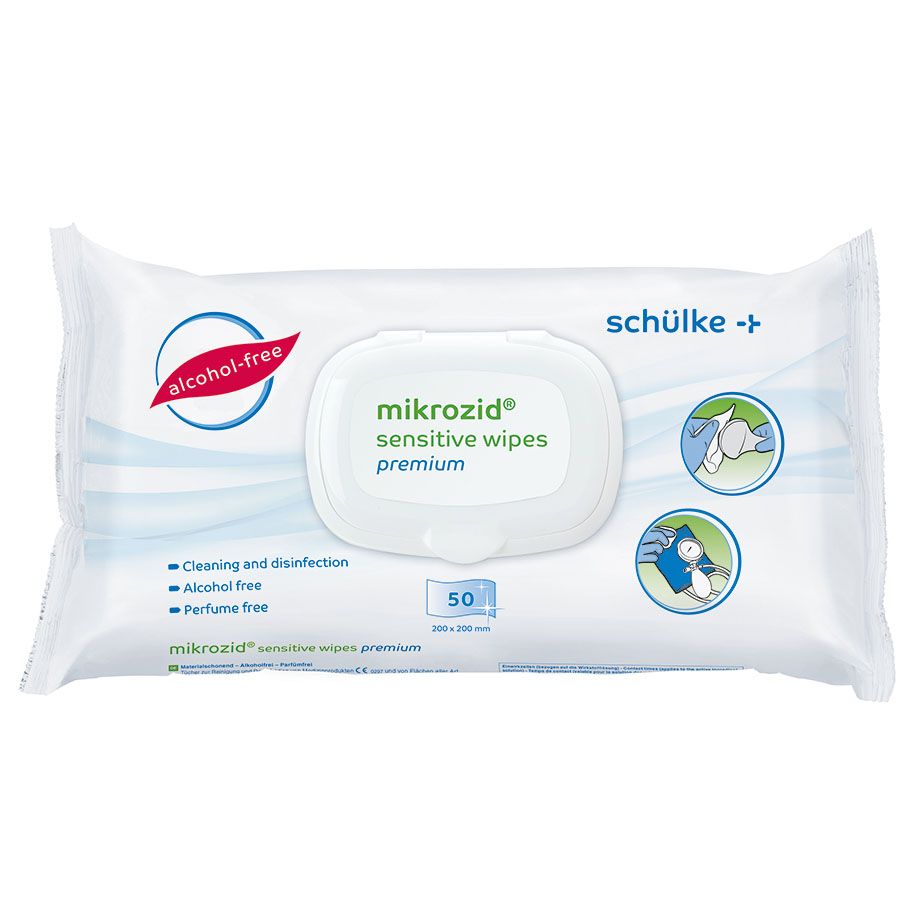 mikrozid sensitive wipes premium Desinfektionstücher (12 x 50 T.) - SMH 70003101