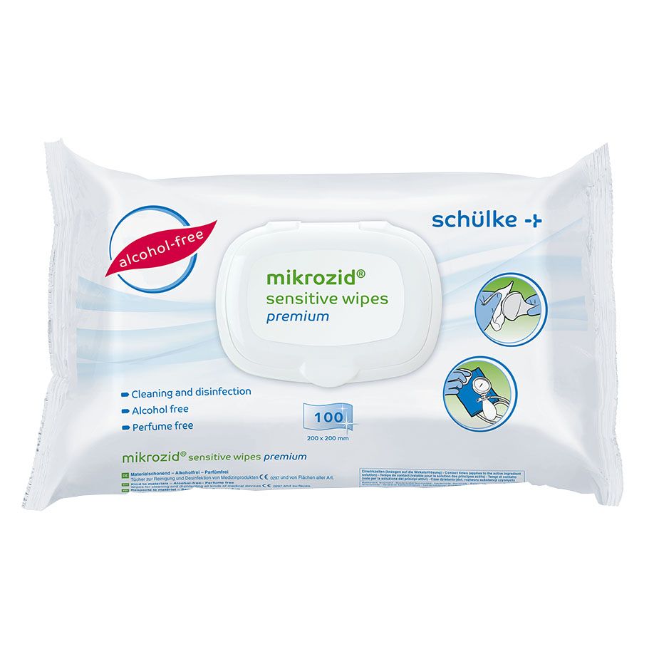 mikrozid sensitive wipes premium Desinfektionstücher (100 T.) - SMH 70003108